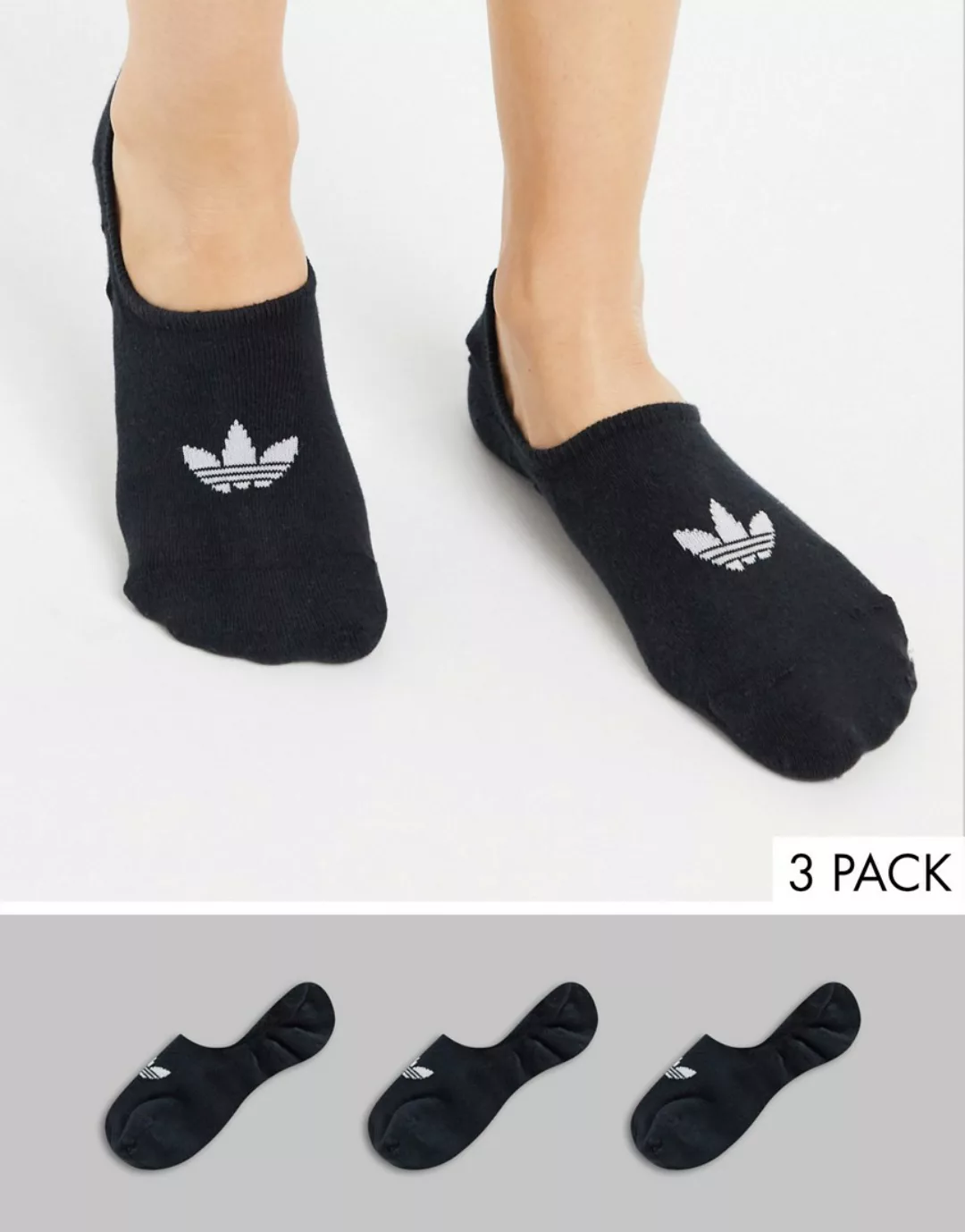 Adidas Originals Socken Dreierpack LOW CUT SOCK FM0677 Schwarz günstig online kaufen