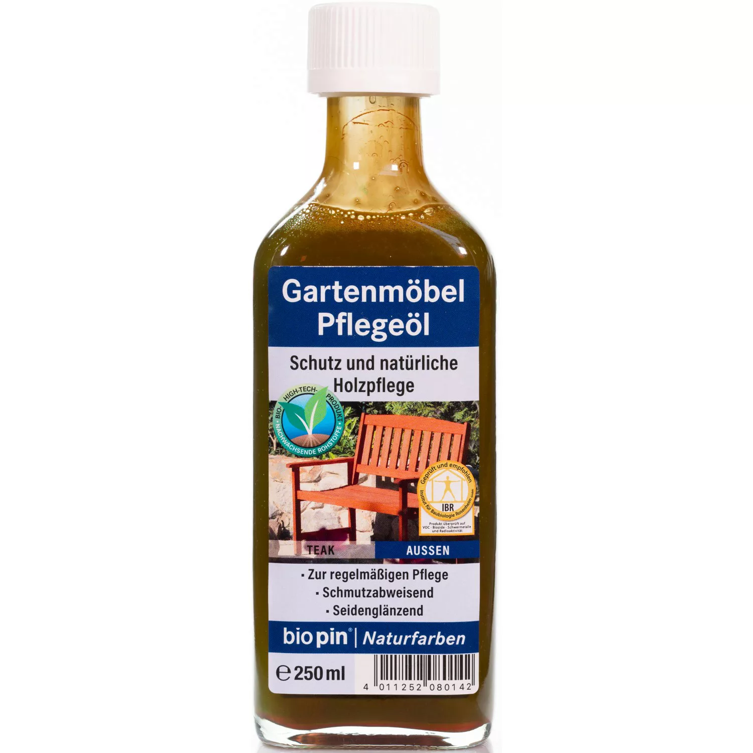 Biopin Gartenmöbel-Pflegeöl Teak 250 ml günstig online kaufen