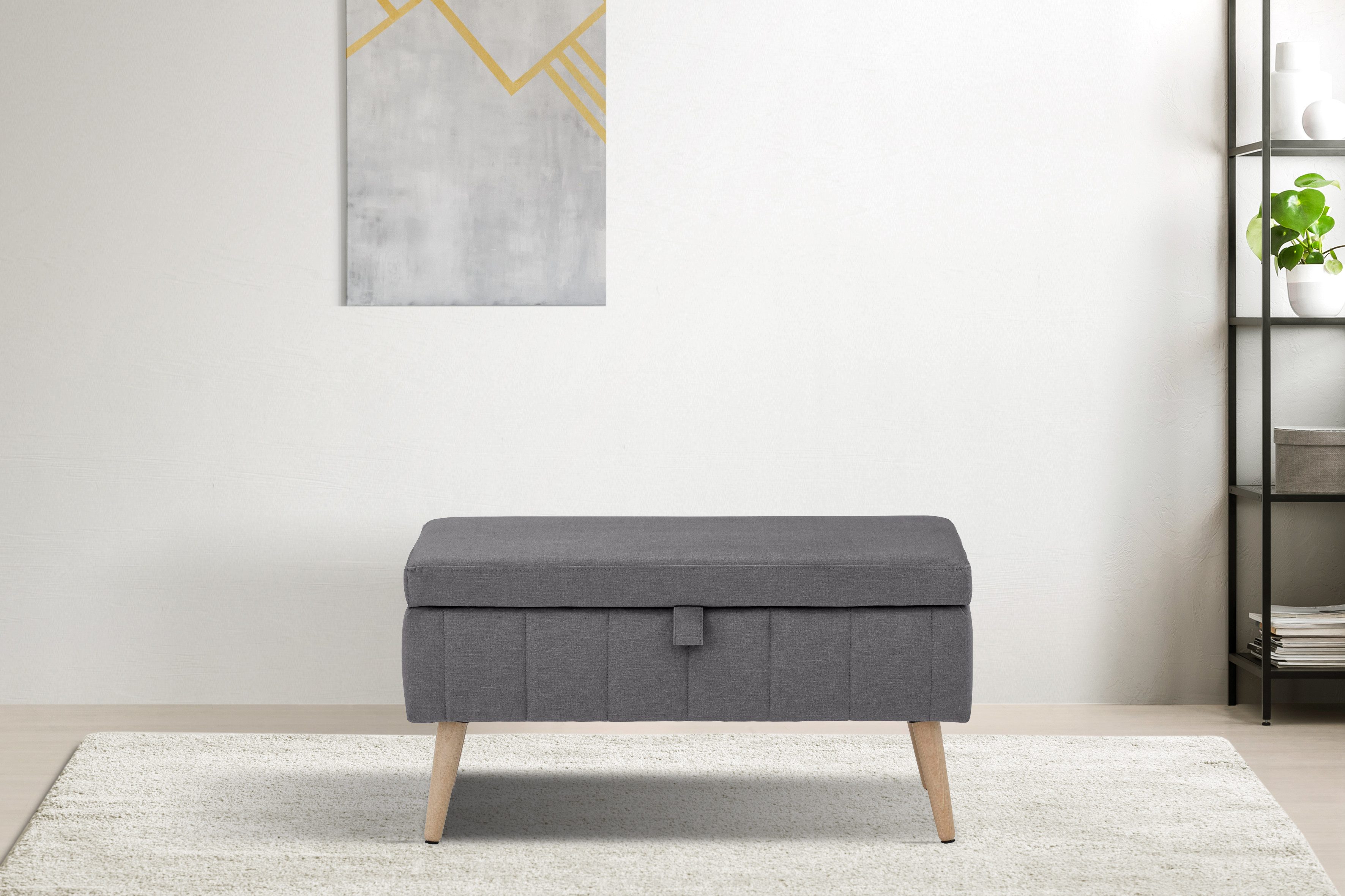 INOSIGN Truhenbank "AMIRA Sitzbank mit Stauraum, Maße B/T/H: 81/36/43 cm", günstig online kaufen