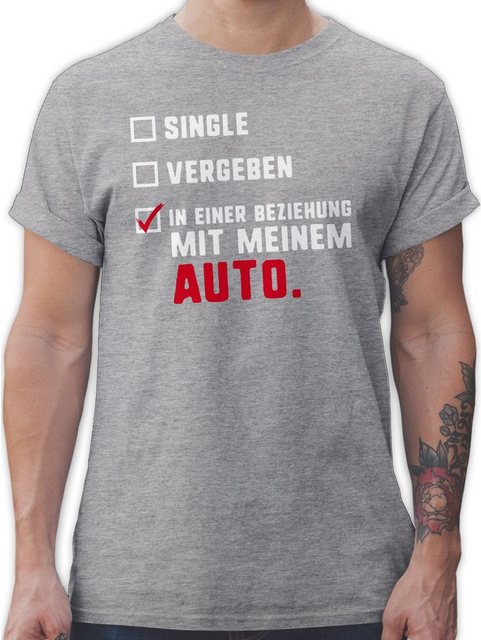 Shirtracer T-Shirt Single Vergeben Auto Auto günstig online kaufen