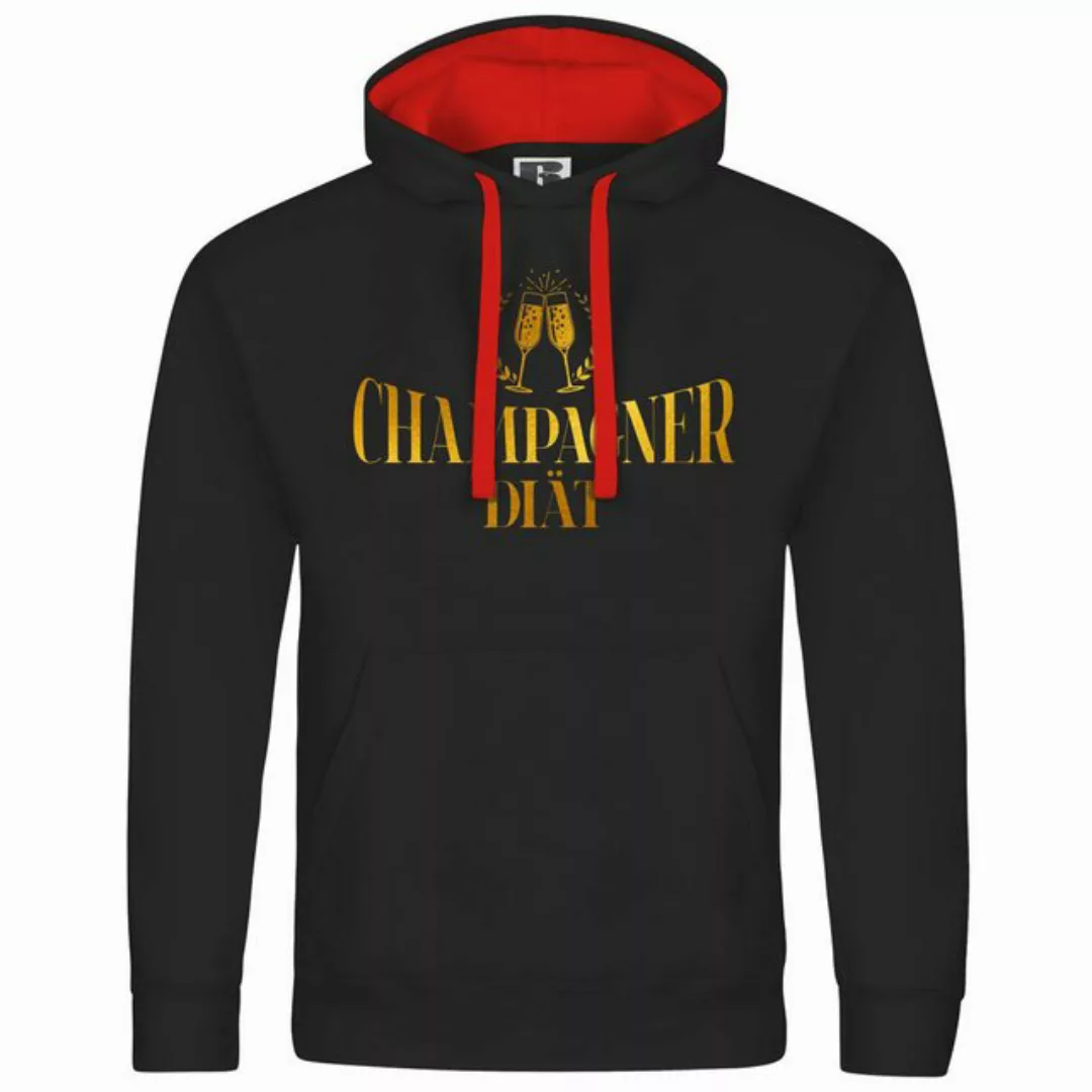 deinshirt Kapuzenpullover Herren Kapuzenpullover Champagner Diät Mit Print günstig online kaufen