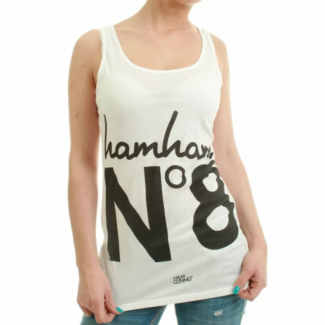 HAM CLTHNG Tank Women - NO.8 HAMHAM - White günstig online kaufen