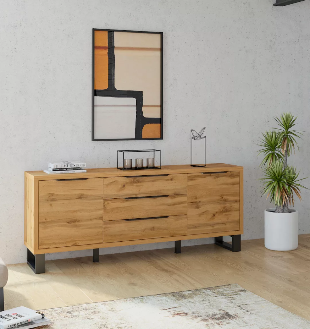 Helvetia Sideboard "Halle", Breite ca.200 cm günstig online kaufen