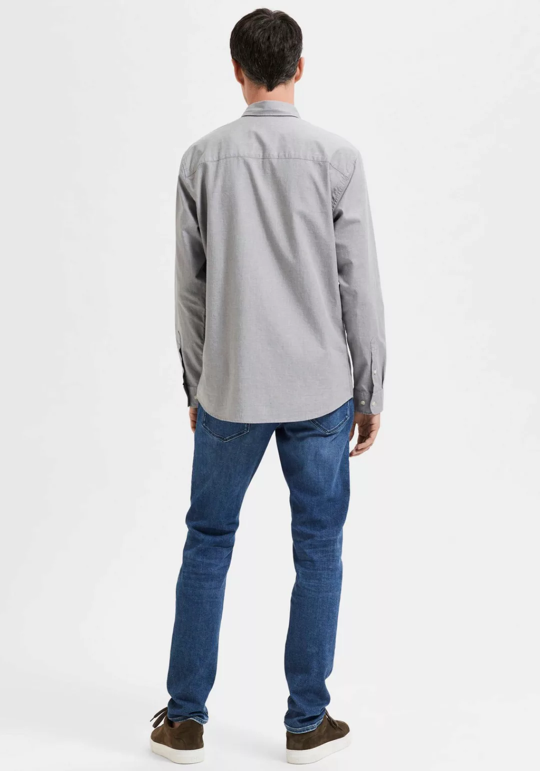 SELECTED HOMME Langarmhemd SLHSLIMTHEO SHIRT LS günstig online kaufen