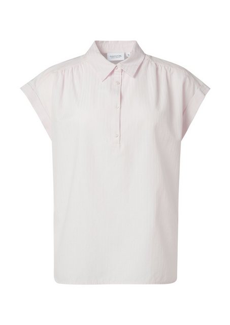 comma casual identity Blusentop Locker geschnittene Hemdbluse mit Musterstr günstig online kaufen