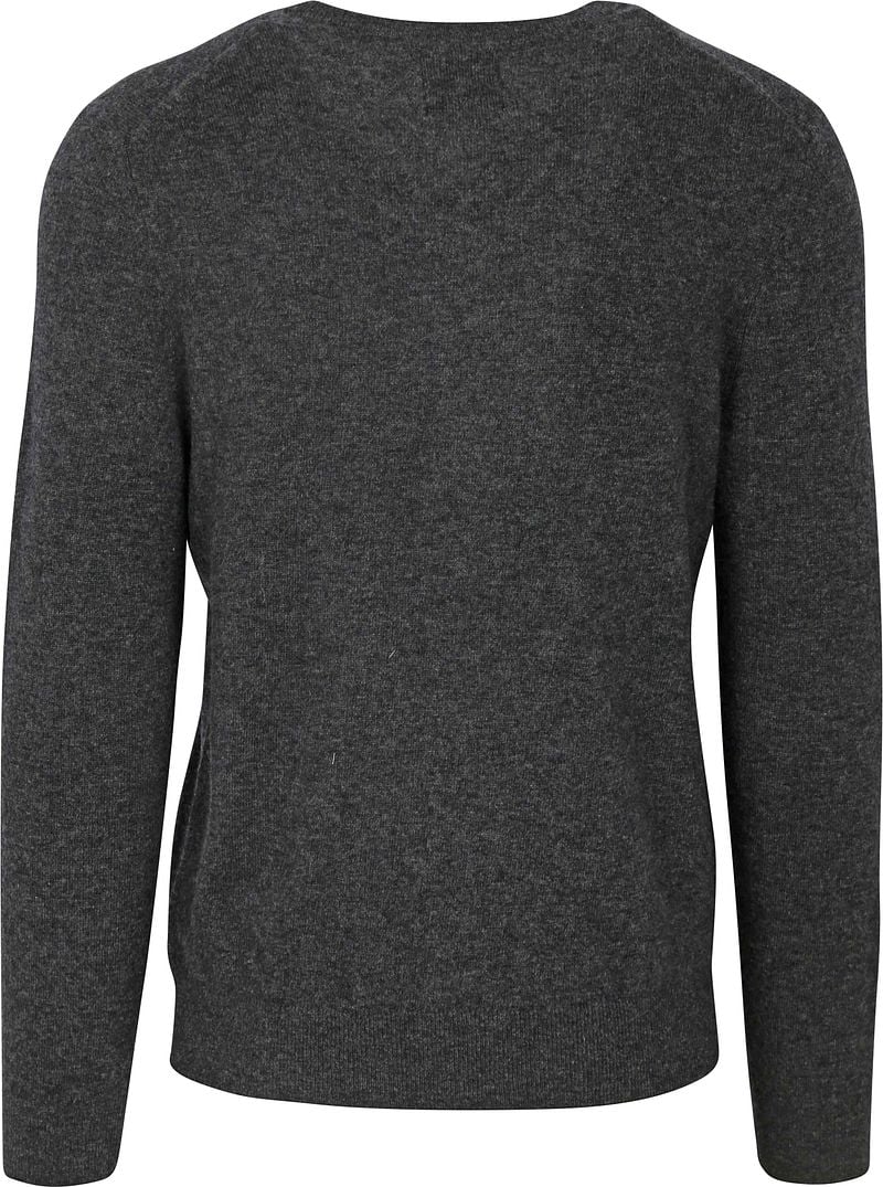 Gant Pullover V-Ausschnitt Wool Blend Anthrazit - Größe XXL günstig online kaufen