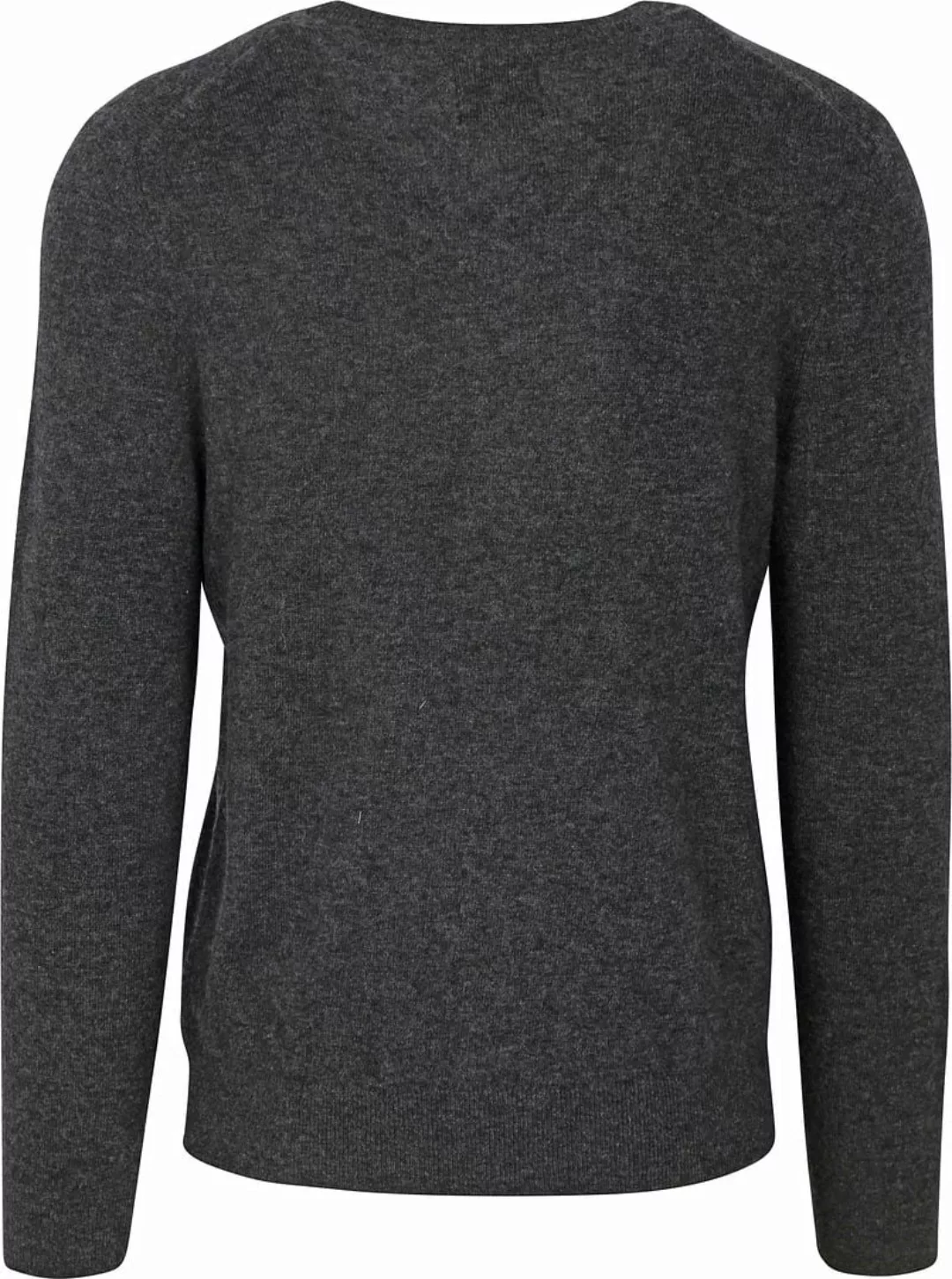 Gant Pullover V-Ausschnitt Wool Blend Anthrazit - Größe M günstig online kaufen