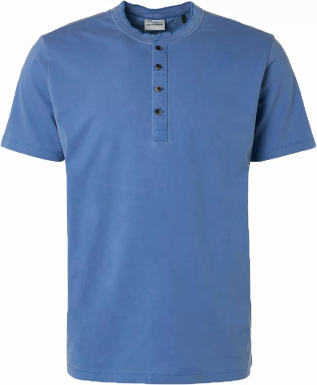 No Excess T-Shirt Knopf Blau  - Größe L günstig online kaufen