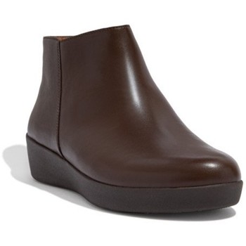 FitFlop  Stiefeletten SUMI LEATHER ANKLE BOOTS CHOCOLATE BROWN günstig online kaufen