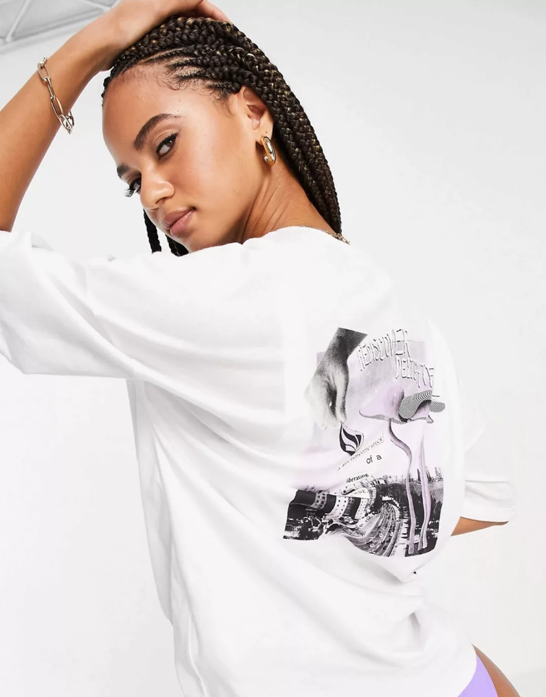 Volcom – Voltrip – T-Shirt in Weiß günstig online kaufen
