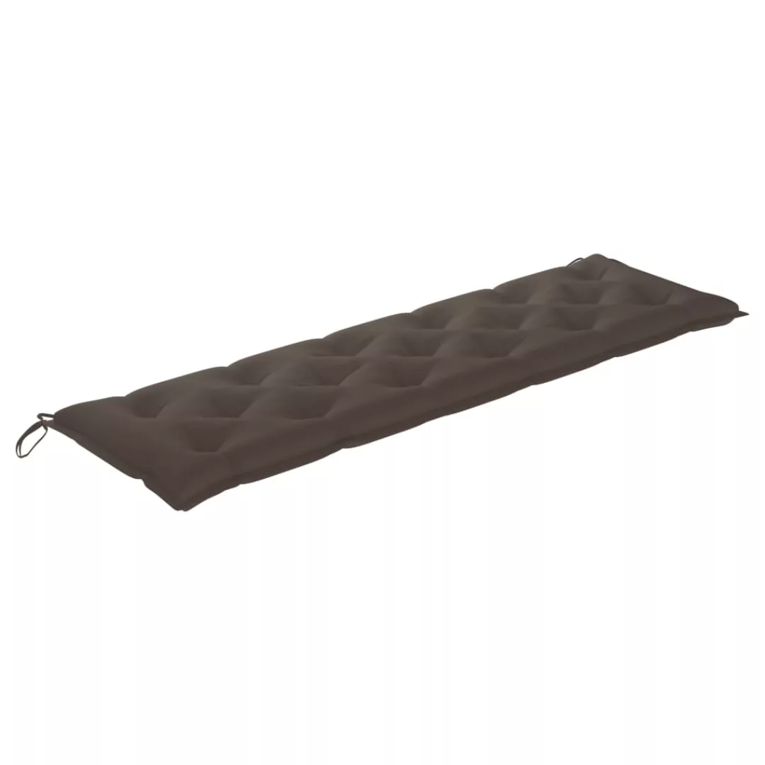 Gartenbank-auflage Taupe 180x50x7 Cm Stoff günstig online kaufen