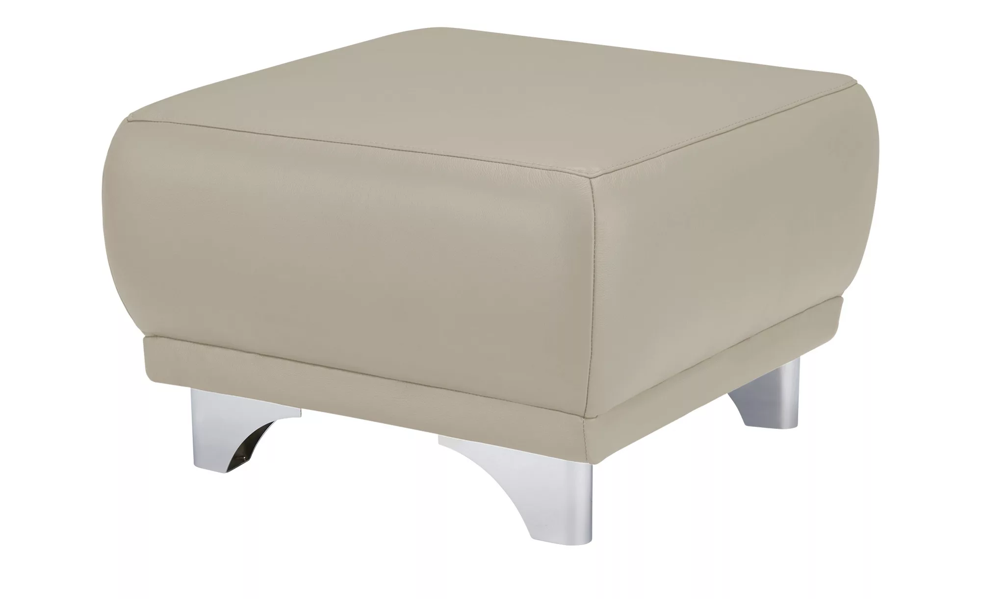 Hocker  Maranello ¦ creme ¦ Maße (cm): B: 66 H: 43 T: 66.0 Polstermöbel > H günstig online kaufen