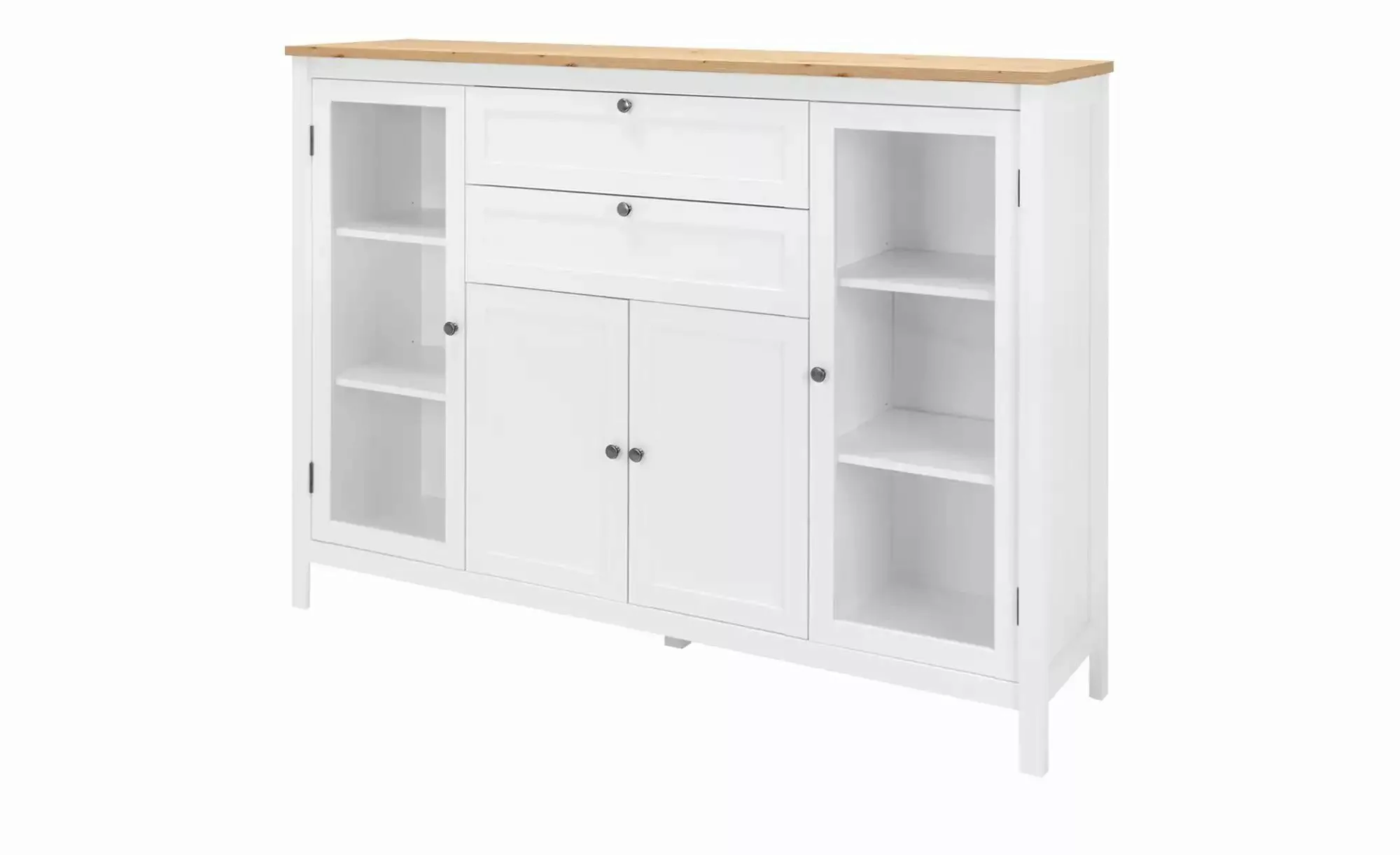 Highboard  Mazzano ¦ weiß ¦ Maße (cm): B: 160 H: 120 T: 40.0 Kommoden & Sid günstig online kaufen