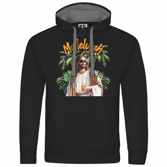 deinshirt Kapuzenpullover Herren Kapuzenpullover Mallelujah Mit Print Motiv günstig online kaufen