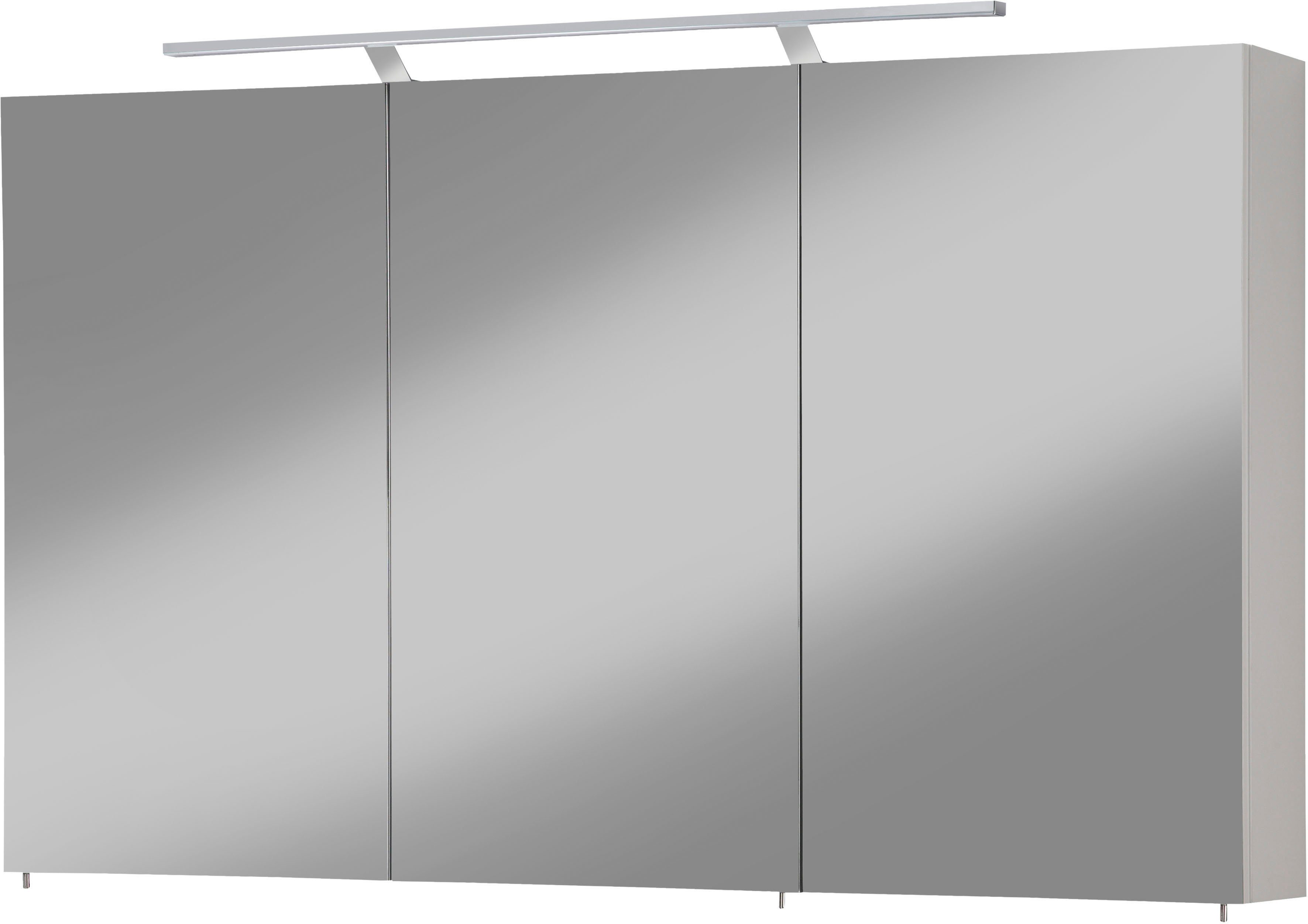 welltime Spiegelschrank "Torino made in Germany", Breite 120 cm, 3-türig, L günstig online kaufen