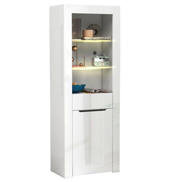 OKWISH Vitrine Aktenschrank (Aktenschrank Standvitrine Aufbewahrungsschrank günstig online kaufen