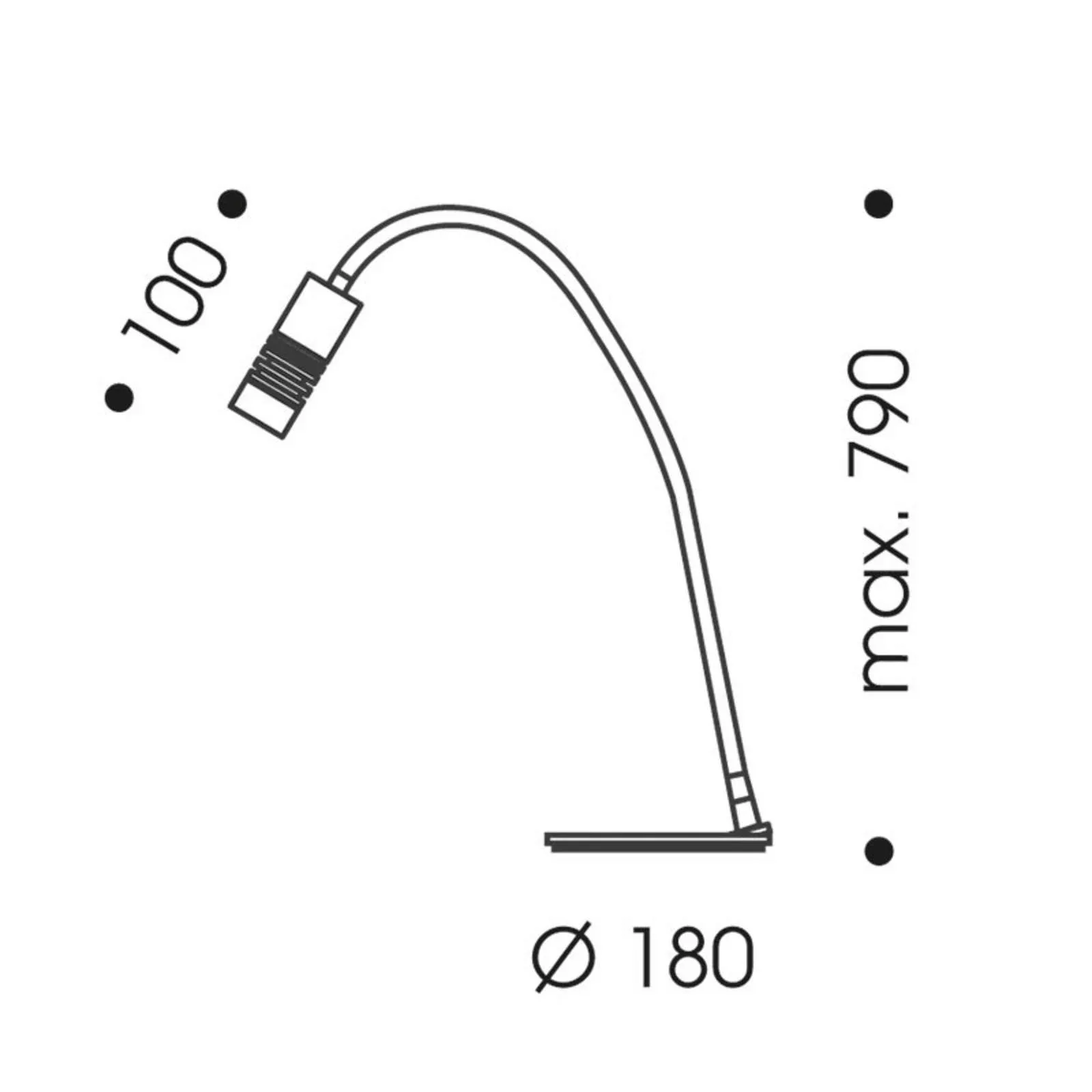 OLIGO A little bit colour Tischlampe schwarz/schwa günstig online kaufen