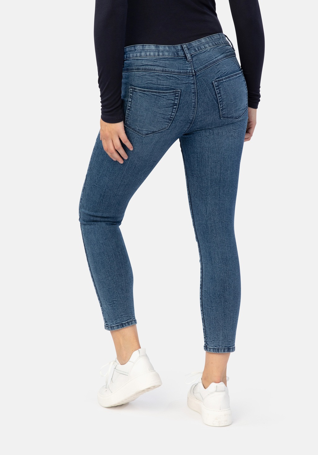 STOOKER WOMEN 5-Pocket-Jeans "Florenz Denim heavy used Slim Fit", Slim Fit günstig online kaufen