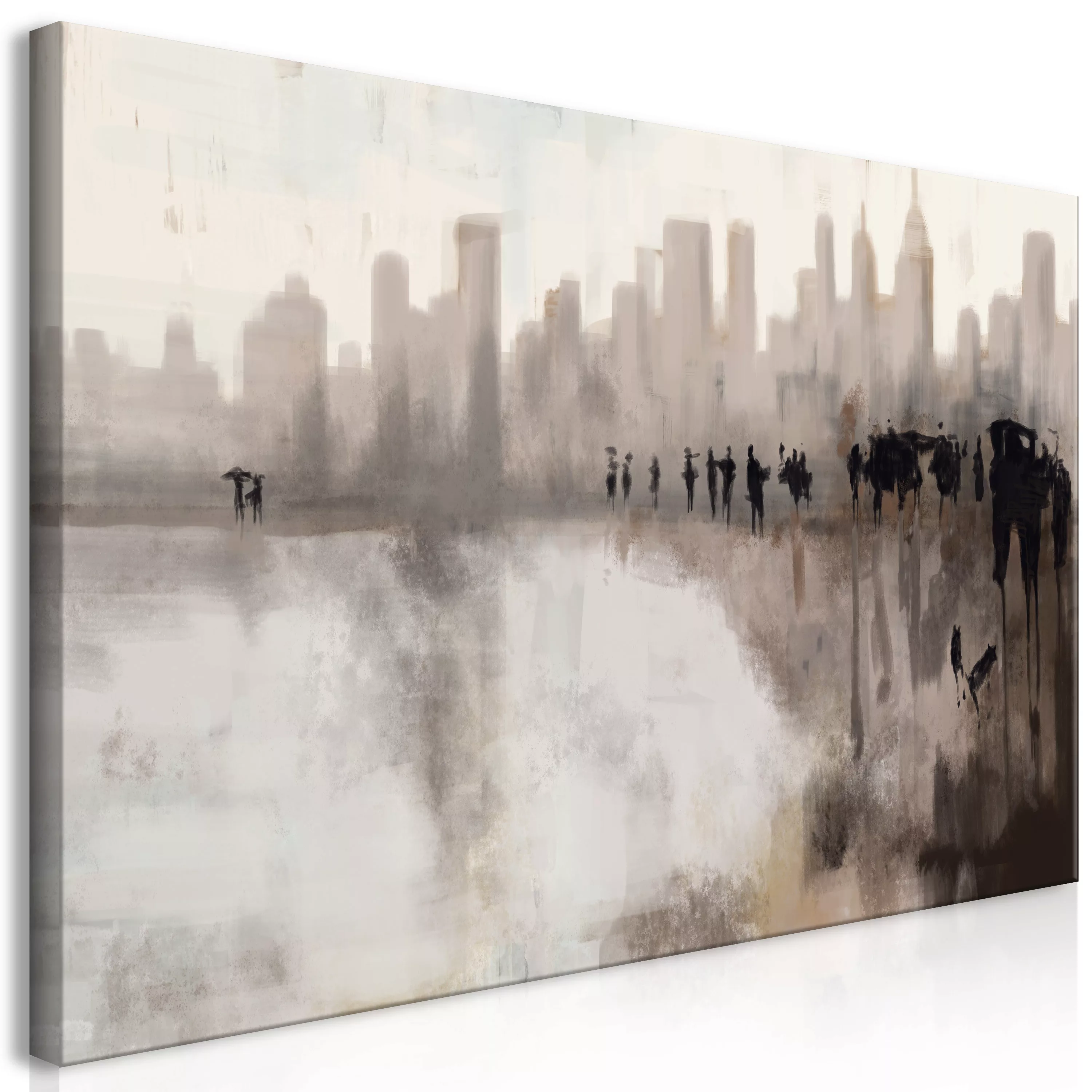 Wandbild - City In The Rain (1 Part) günstig online kaufen