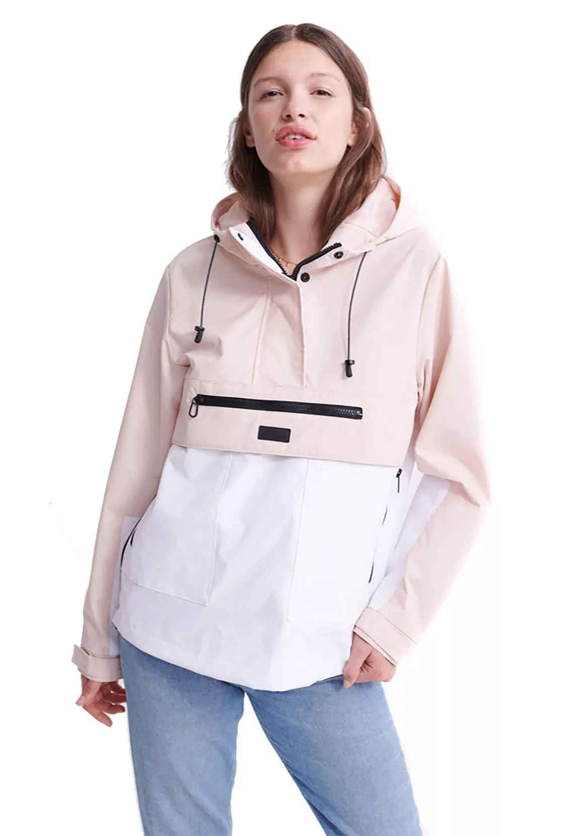 Superdry Jacke Damen LS ESSENTIALS OVERHEAD Peach Whip günstig online kaufen