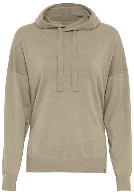 camel active Kapuzensweatshirt Langarm Stricksweater mit Kapuze günstig online kaufen