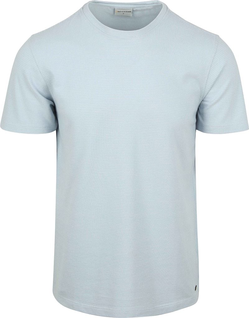 No Excess Structure T-Shirt Hellblau - Größe XXL günstig online kaufen