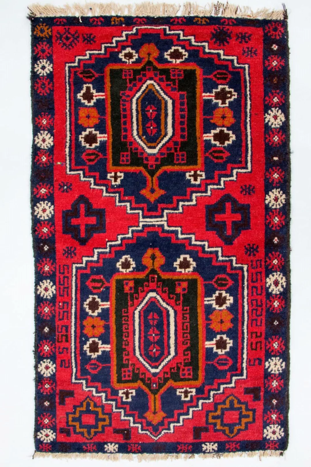 morgenland Wollteppich »Belutsch Teppich handgeknüpft blau«, rechteckig, ha günstig online kaufen