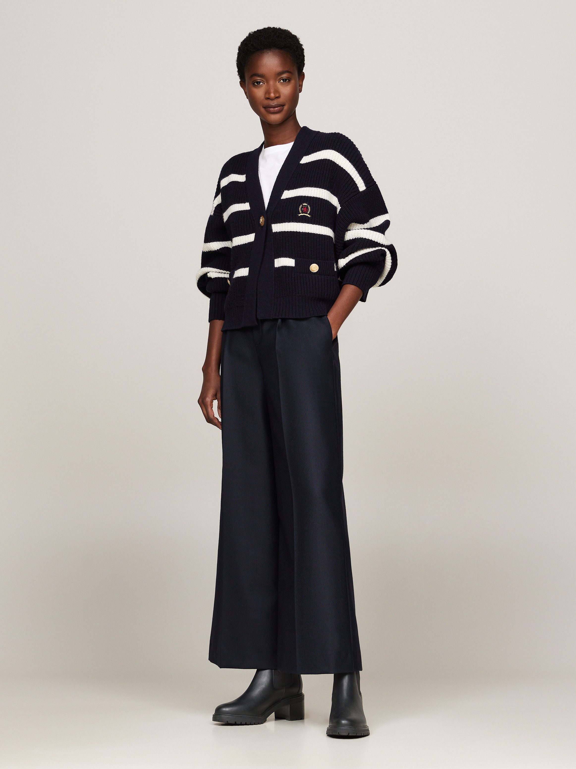 Tommy Hilfiger FLAG MID HEEL LEATHER günstig online kaufen