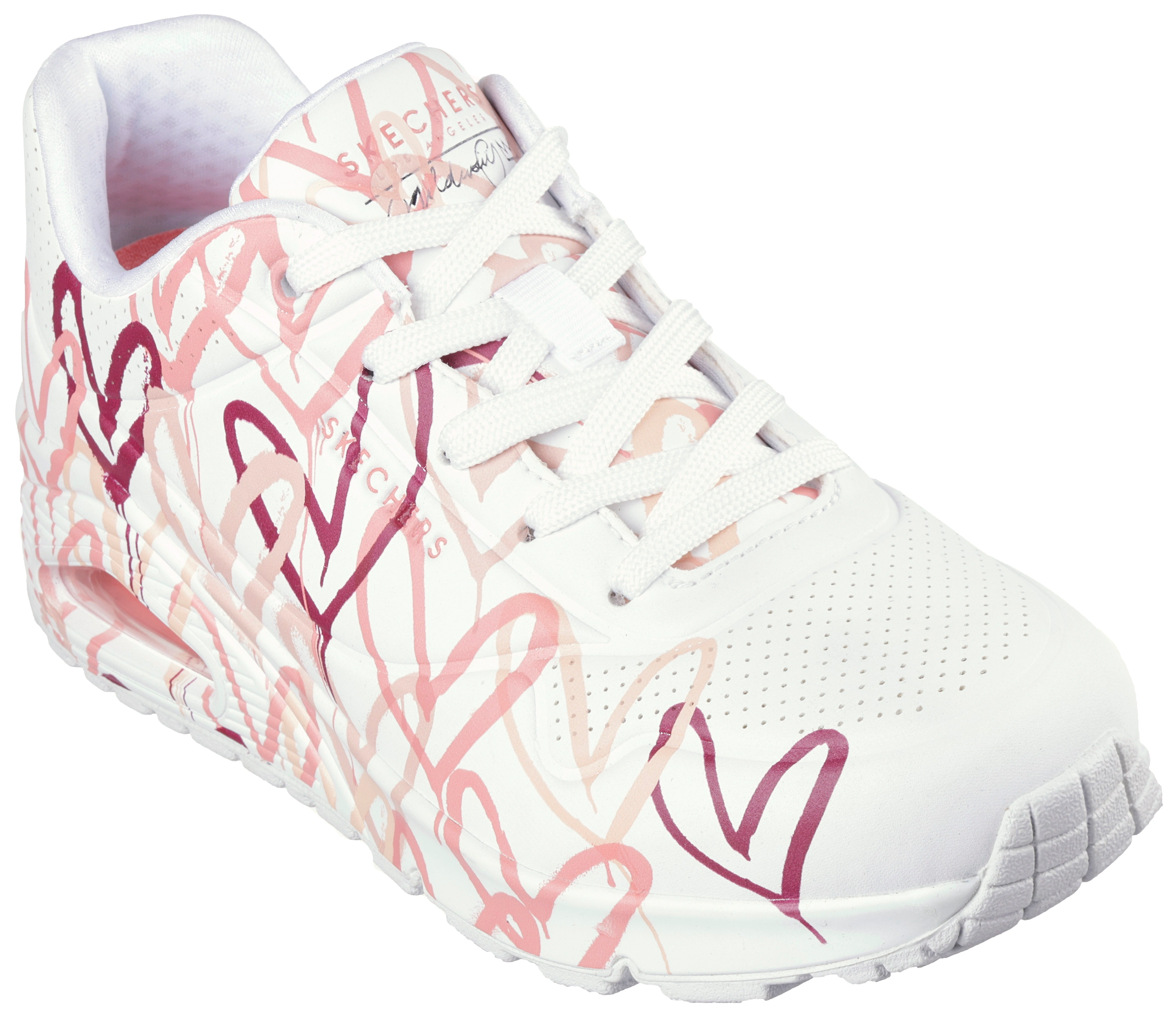 Skechers Wedgesneaker "UNO-SPREAD THE LOVE", Freizeitschuh, Halbschuh, Schn günstig online kaufen