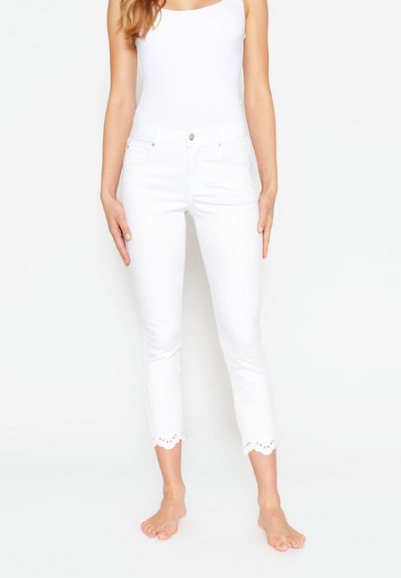 ANGELS 7/8-Jeans Jeans Ornella Stitch mit Stickereien mit Label-Applikation günstig online kaufen