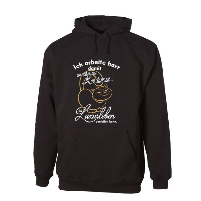 G-graphics Hoodie Ich arbeite hart, damit meine Katze Ihr Luxusleben genieß günstig online kaufen