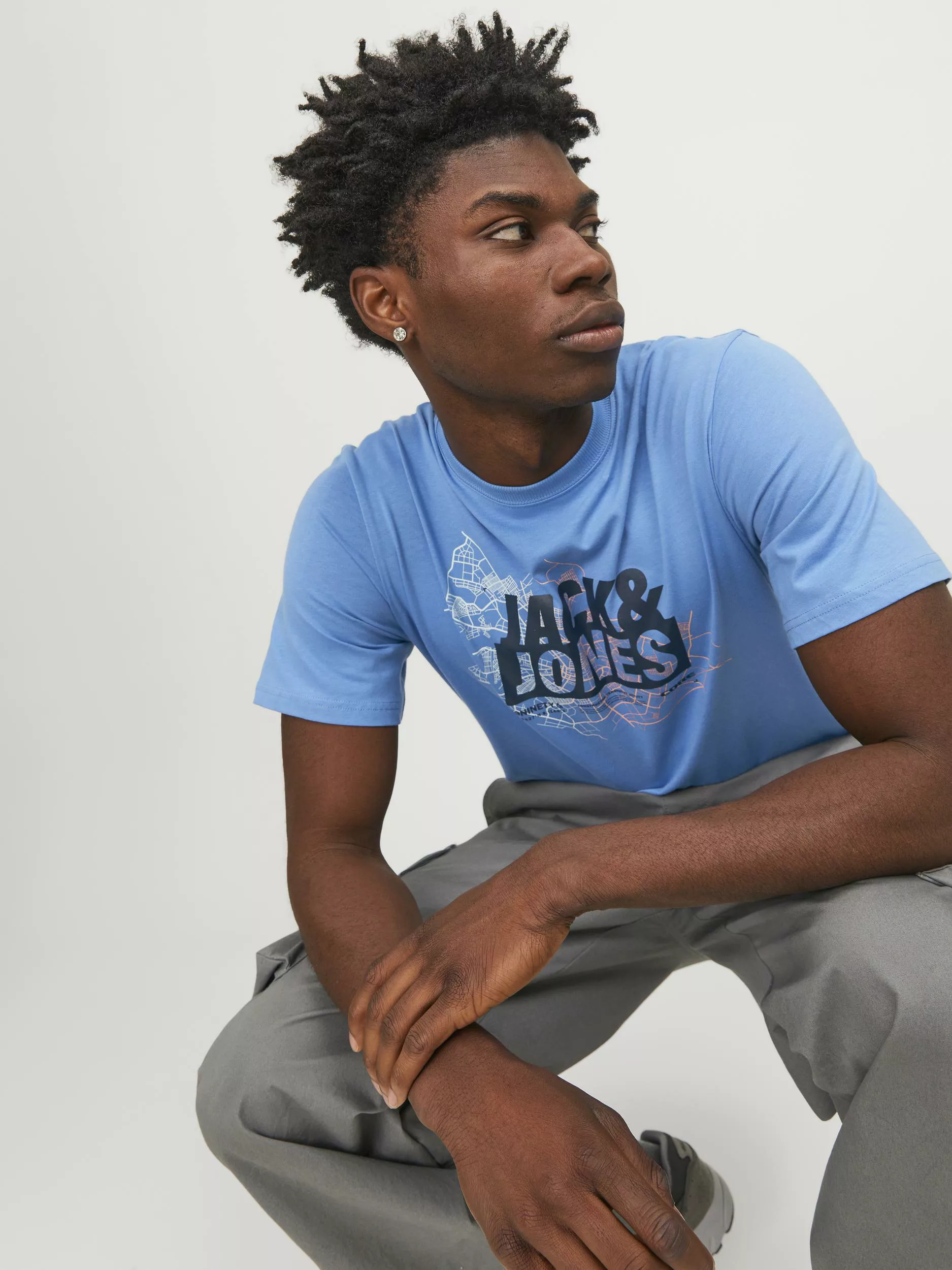 Jack & Jones Rundhalsshirt JCOMAP LOGO TEE SS CREW NECK SN günstig online kaufen