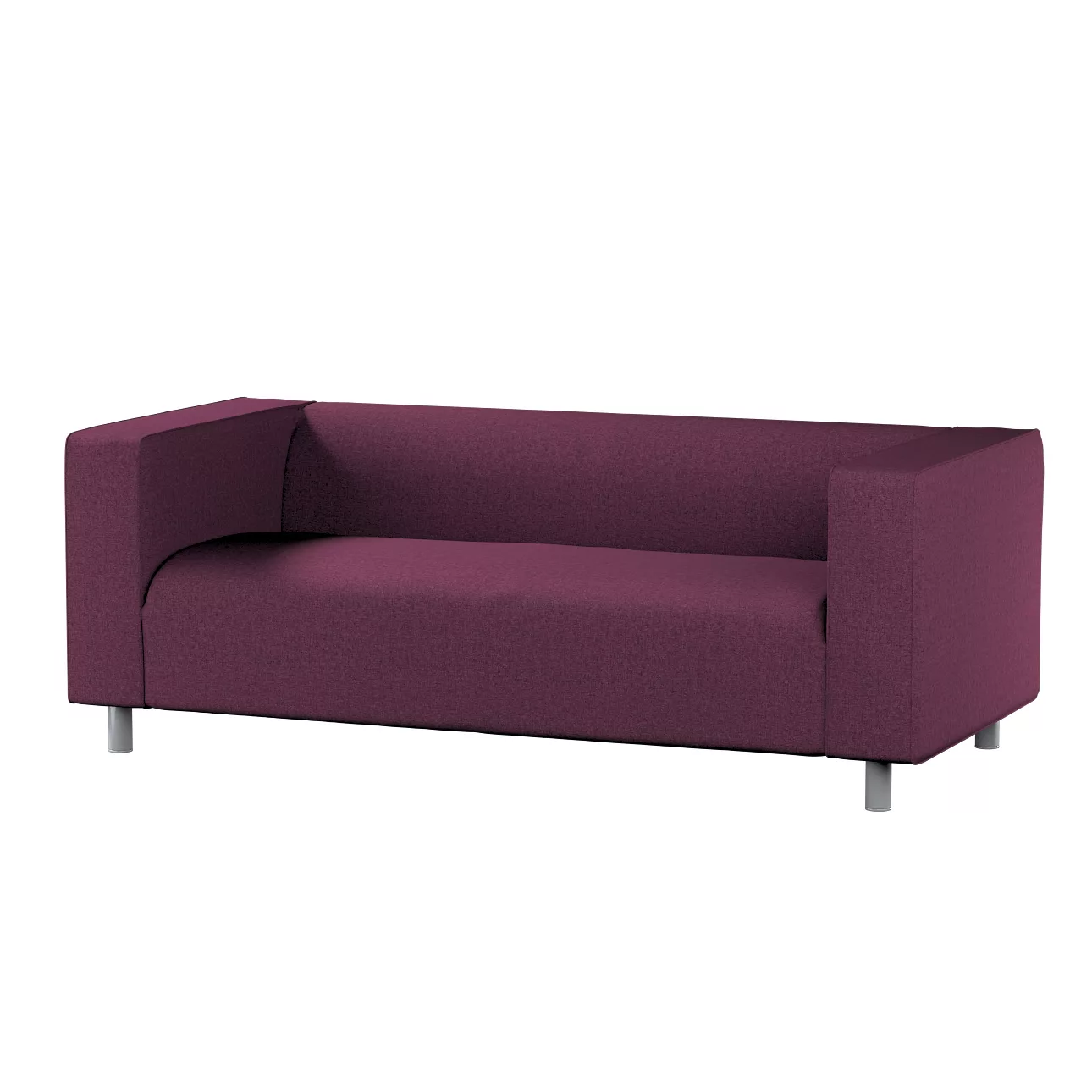 Bezug für Klippan 2-Sitzer Sofa, pflaumenviolett, Sofahusse, Klippan 2-Sitz günstig online kaufen