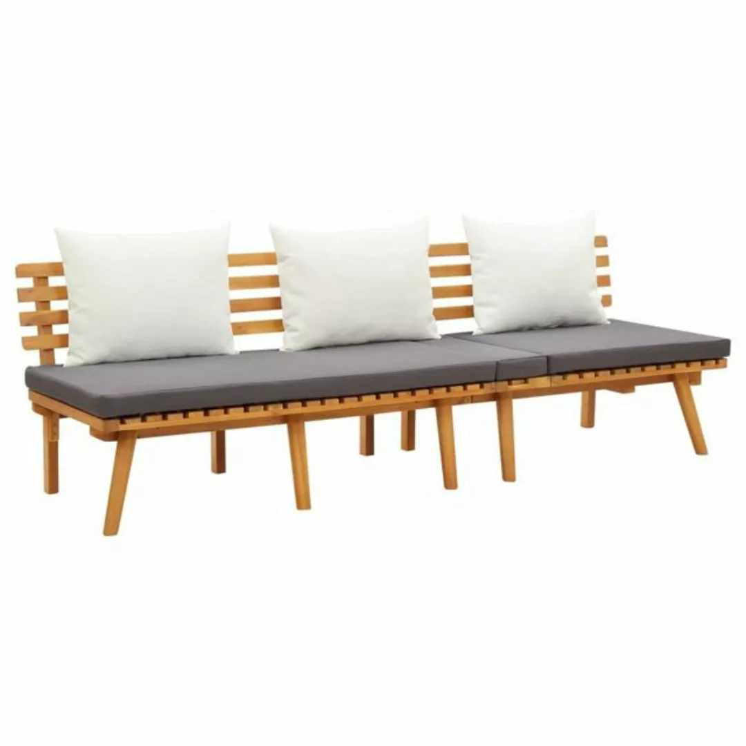 furnicato Bett Garten-Tagesbett 200x65 cm Akazie Massivholz günstig online kaufen