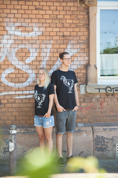 Vogel Dodo Polly - Fair Gehandeltes Männer T-shirt - Black günstig online kaufen