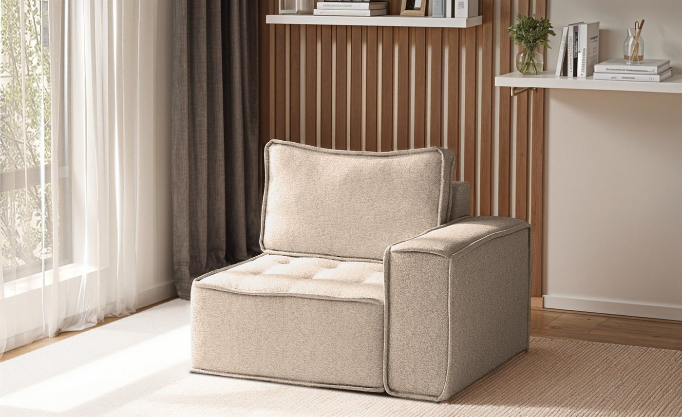 Fun Möbel Sofa Modulares Sofa SANDE Individuell konfigurieren, Einzelne Mod günstig online kaufen