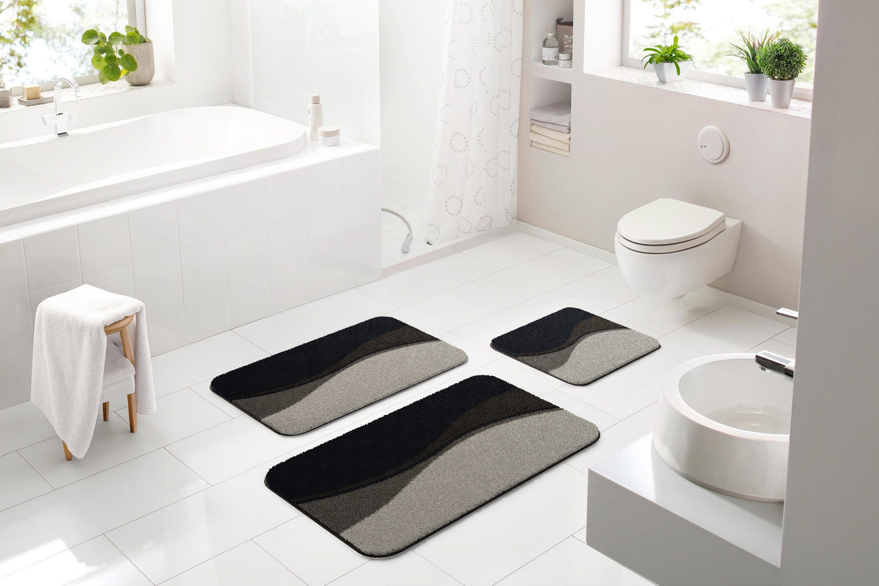 Linea Due Badematte Merkur, Höhe 18 günstig online kaufen