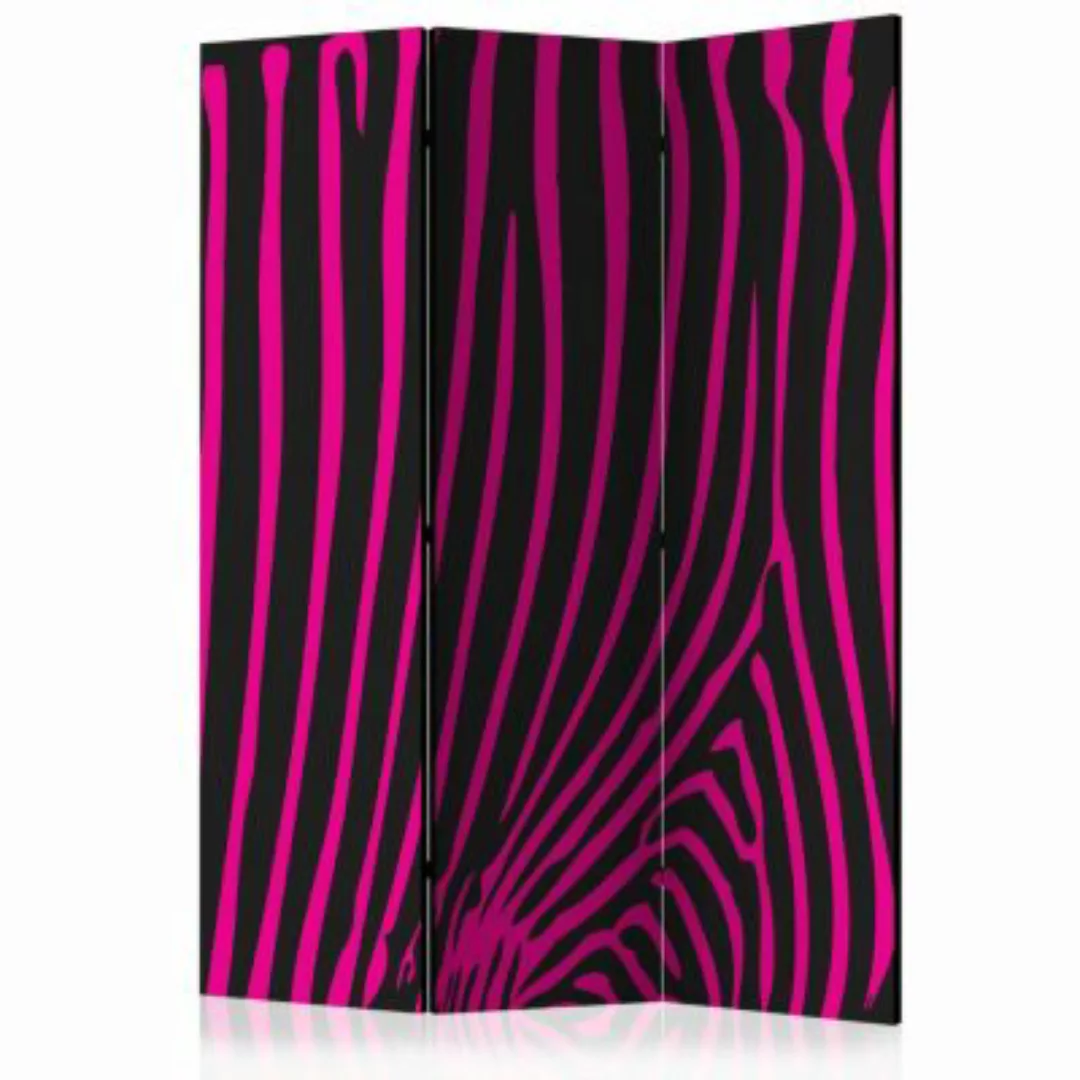 artgeist Paravent Zebra pattern (violet) [Room Dividers] mehrfarbig Gr. 135 günstig online kaufen
