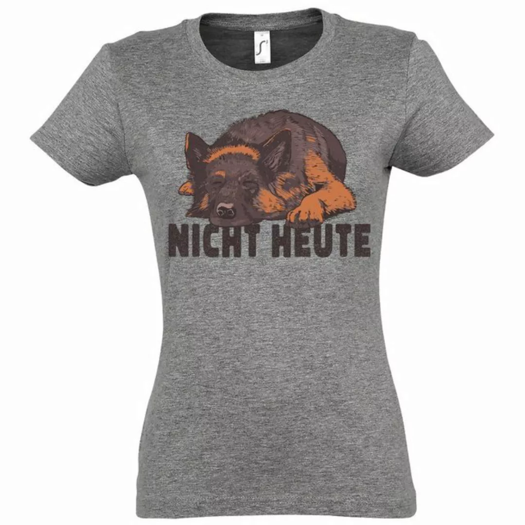 Youth Designz T-Shirt Hund Nicht Heute Damen T-Shirt mit modischem Print günstig online kaufen