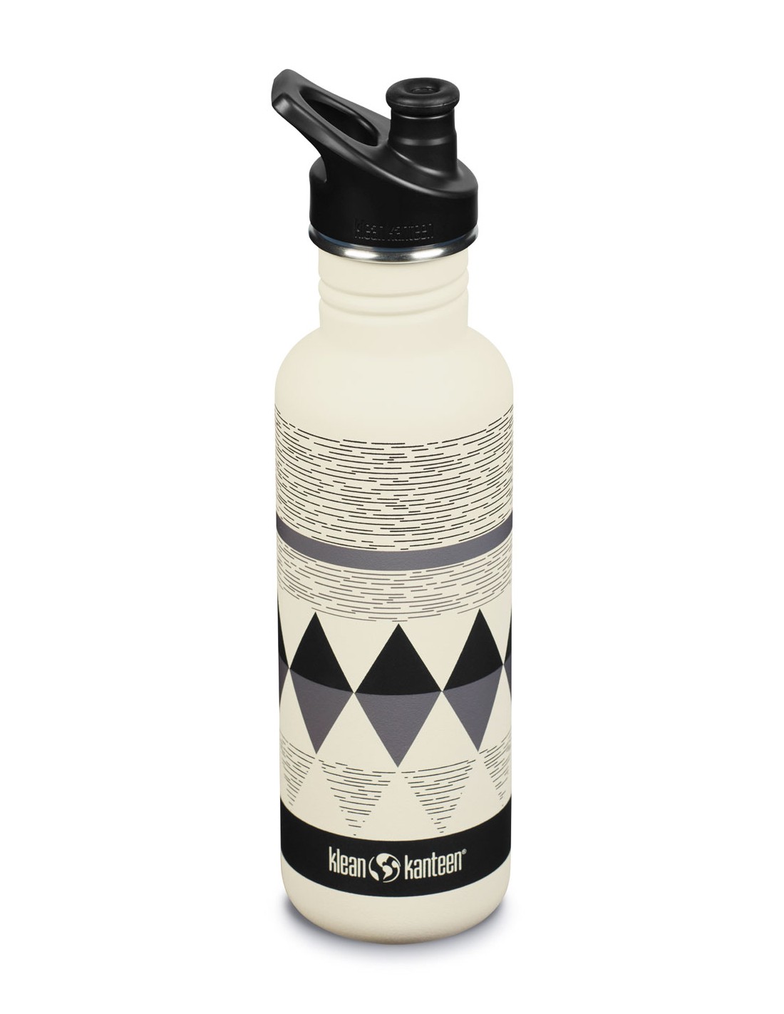 Klean Kanteen Edelstahl Trinkflasche Classic 800ml Sport Cap, pepper ridge günstig online kaufen