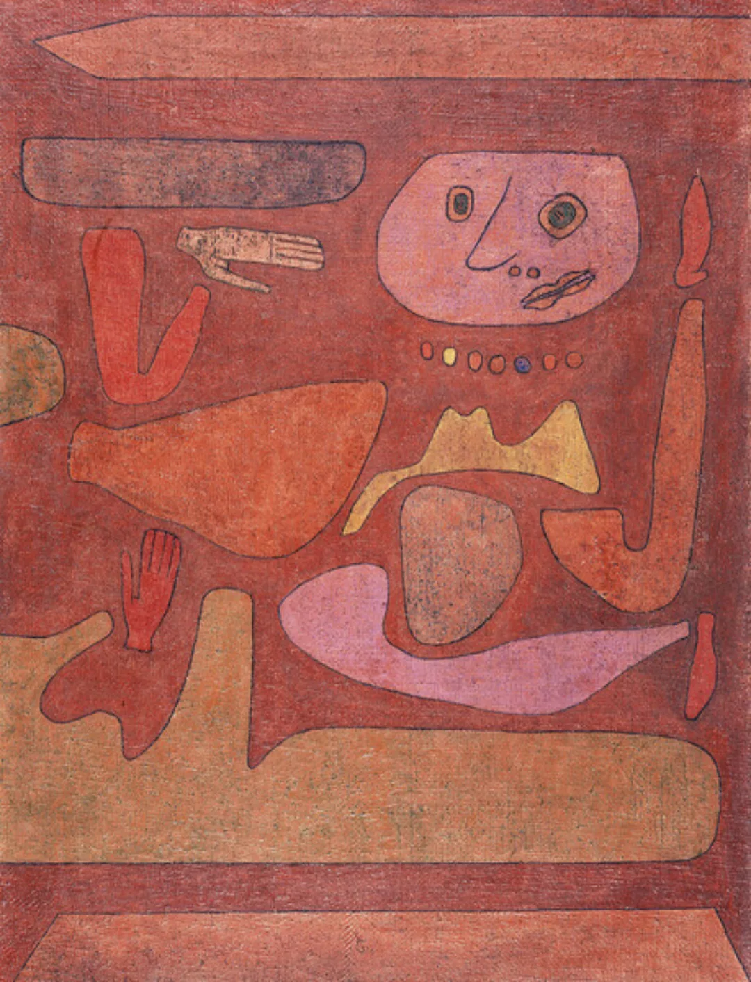Poster / Leinwandbild - Paul Klee: Der Mann Der Verwirrung günstig online kaufen