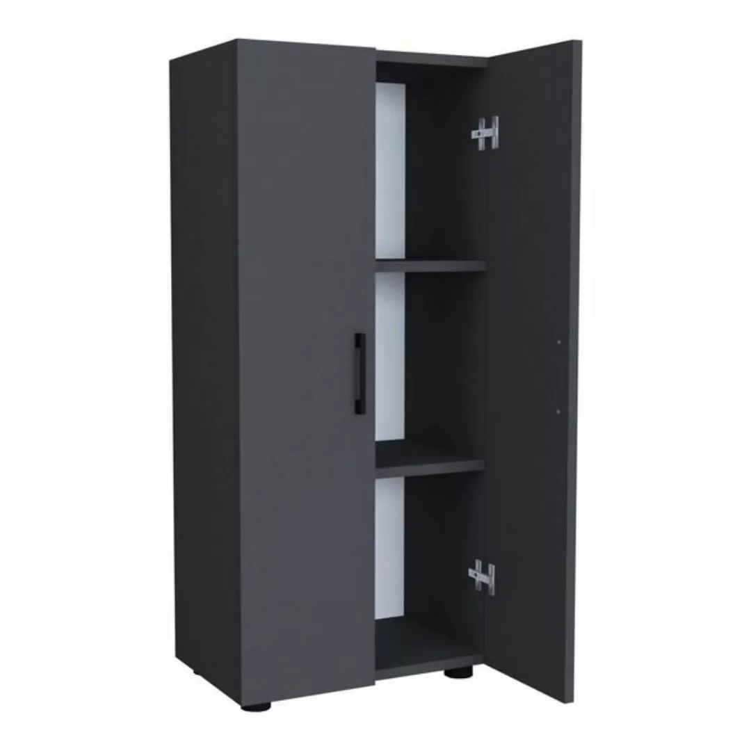 en.casa Beistellschrank »Åsnes« Allzweckschrank 108x49x32cm mit 3 Ablagen A günstig online kaufen