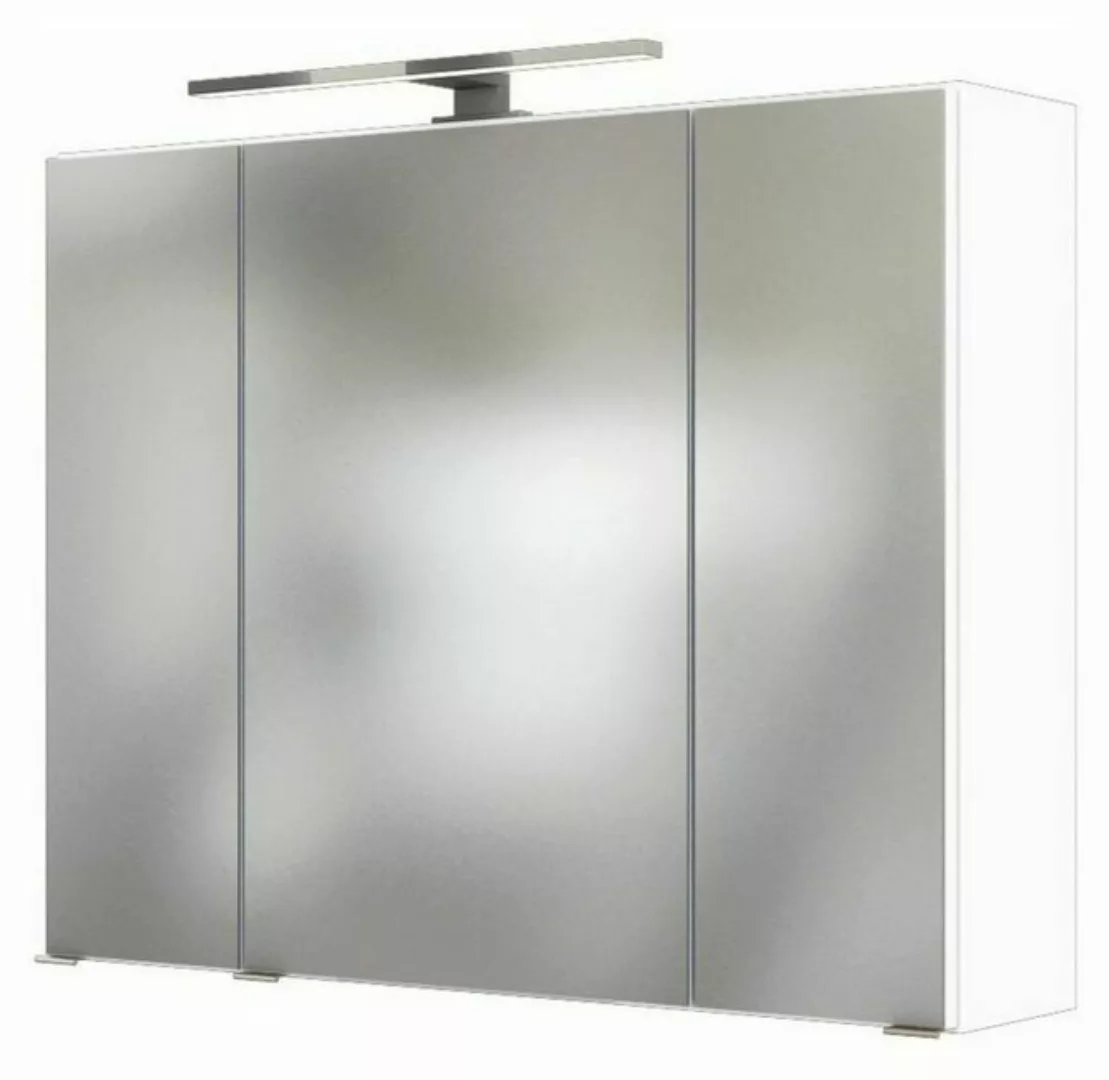 HELD MÖBEL Spiegelschrank Baabe 80 cm weiß günstig online kaufen