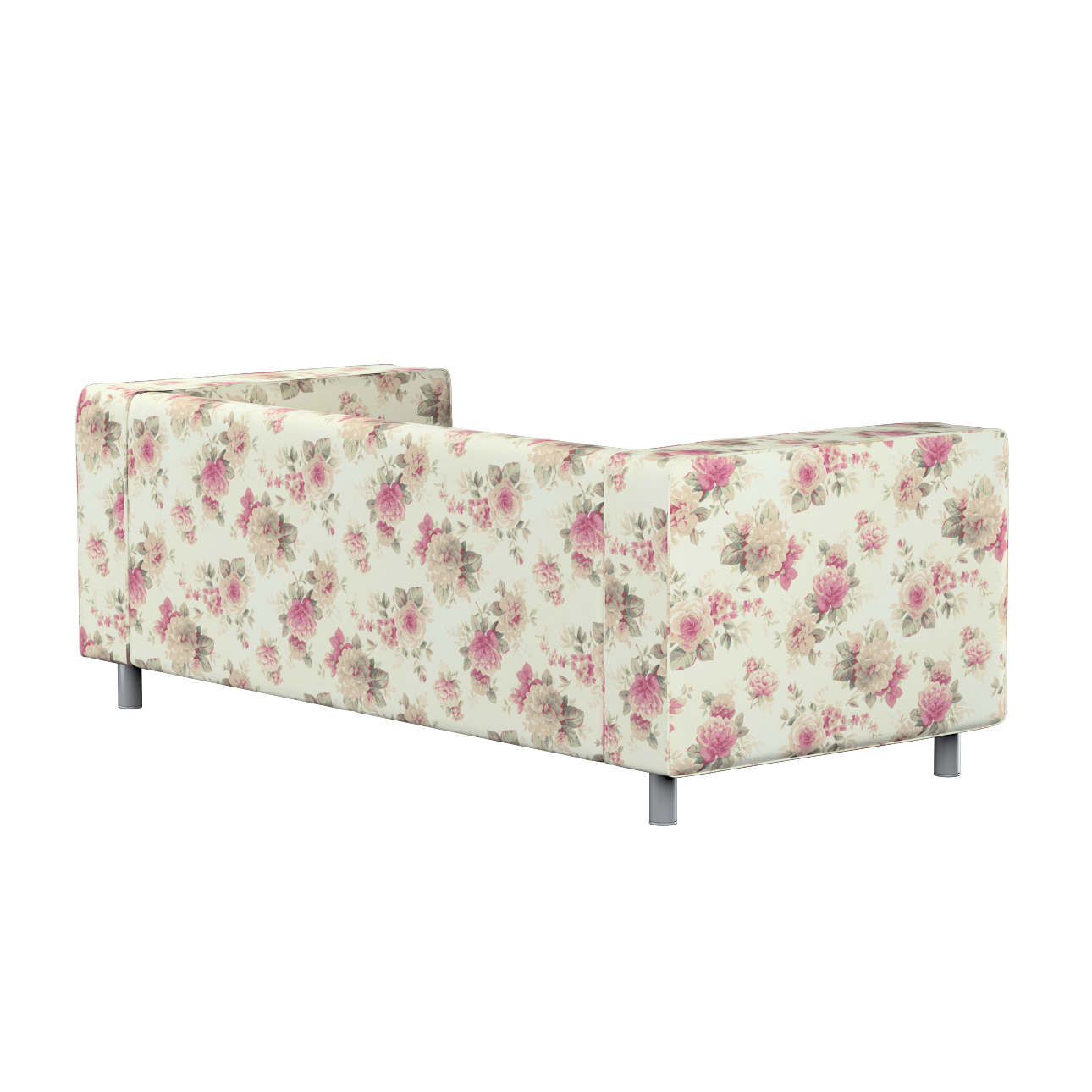 Bezug für Klippan 2-Sitzer Sofa, beige- rosa, Sofahusse, Klippan 2-Sitzer, günstig online kaufen