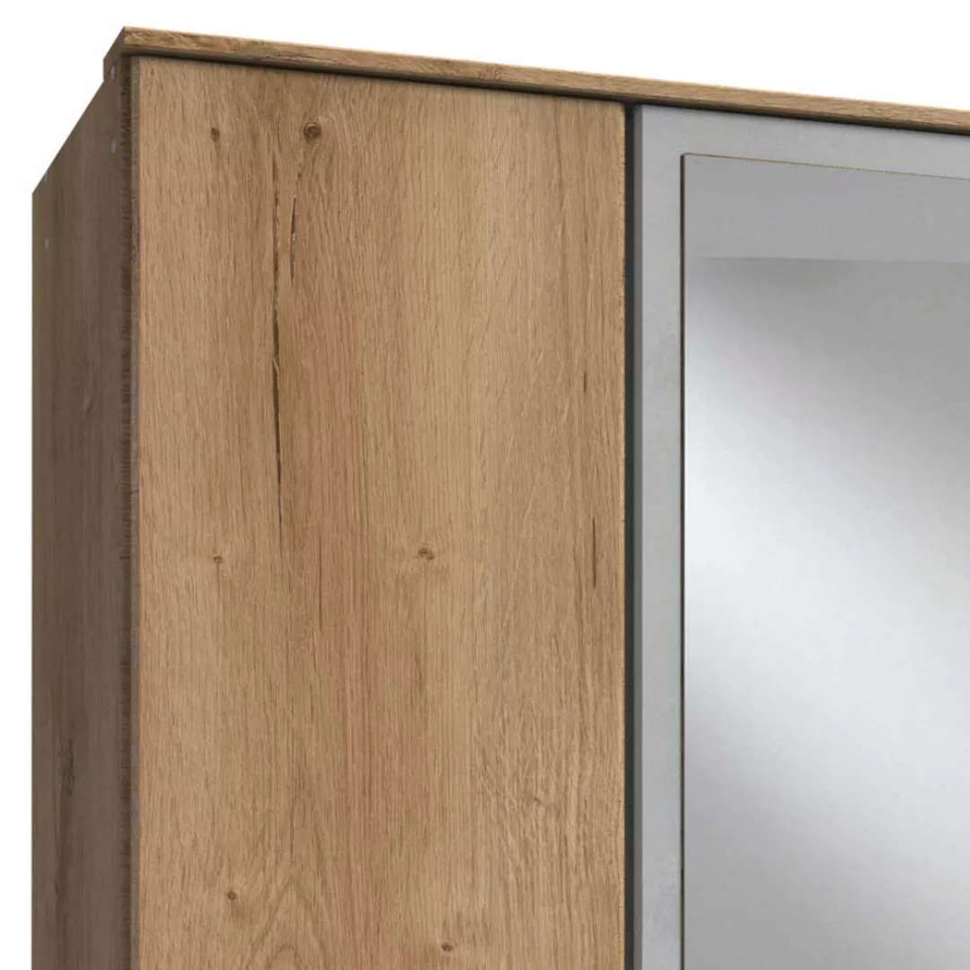 Kleiderschrank mit Spiegeltür und drei Schubladen Made in Germany günstig online kaufen