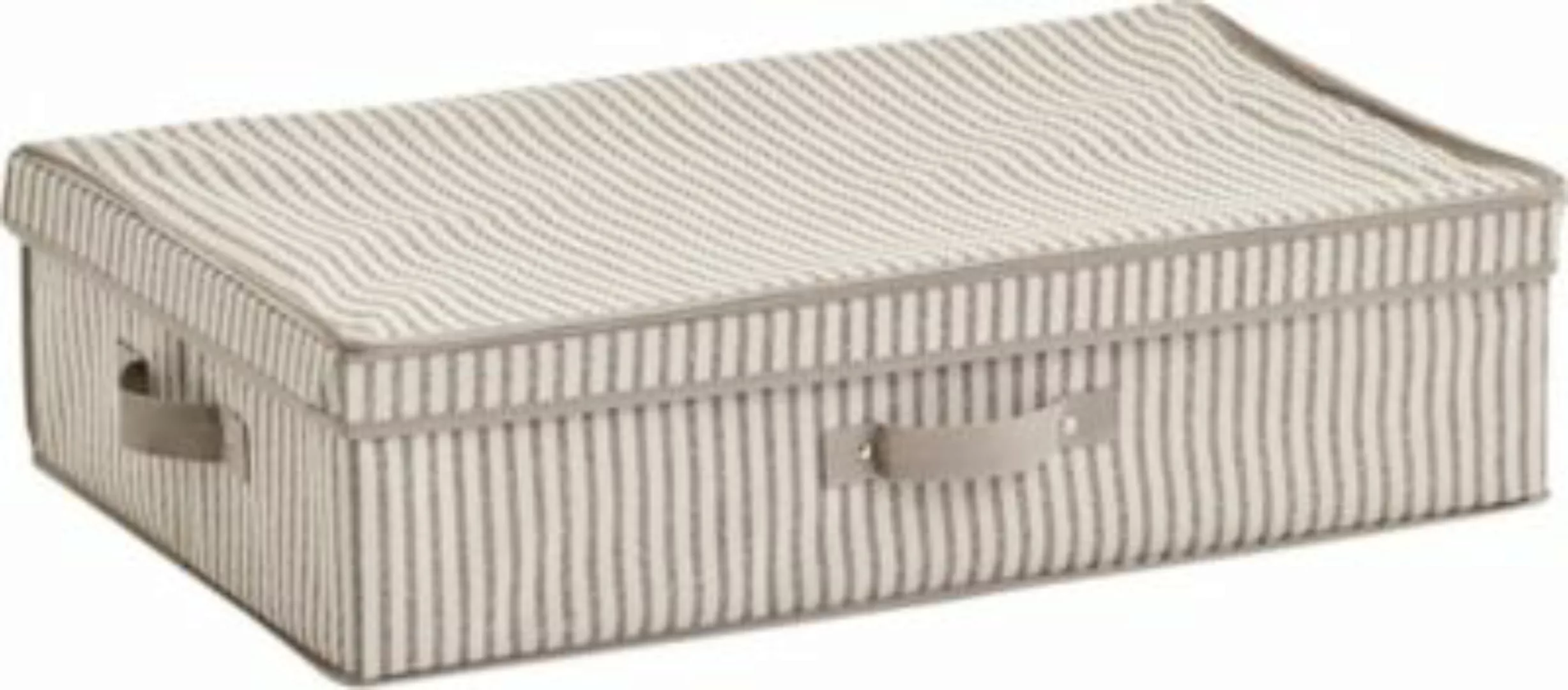 Zeller Present Aufbewahrungsbox "Stripes", Vlies, beige günstig online kaufen