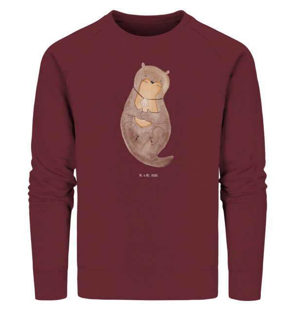 Mr. & Mrs. Panda Longpullover Größe XL Otter Muschel - Burgundy - Geschenk, günstig online kaufen