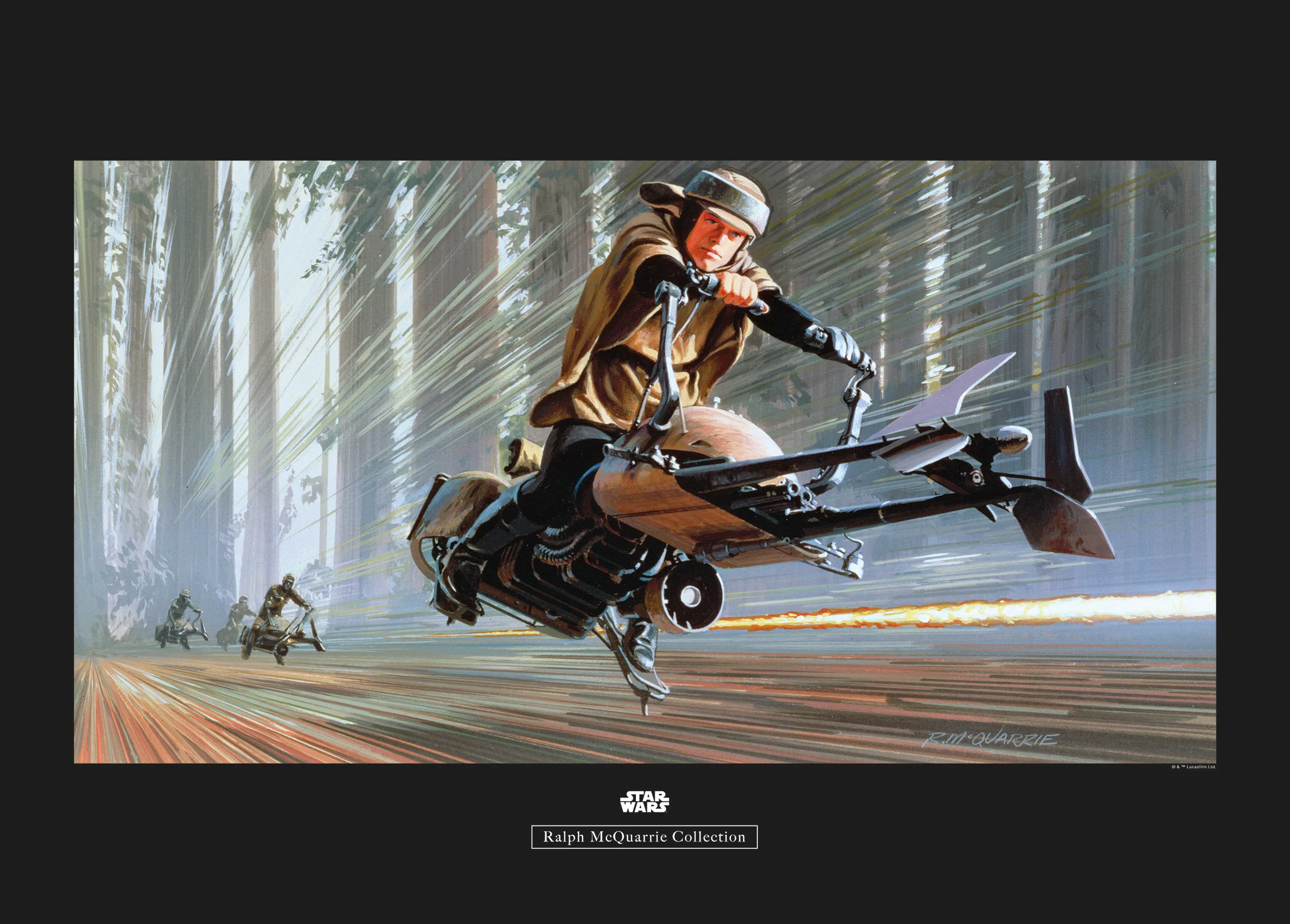 Komar Wandbild Star Wars Speeder 70 x 50 cm günstig online kaufen