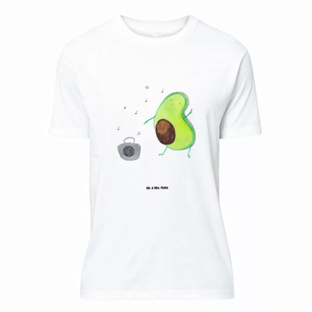 Mr. & Mrs. Panda T-Shirt Avocado tanzt - Weiß - Geschenk, Tanzen, Vegan, Lu günstig online kaufen