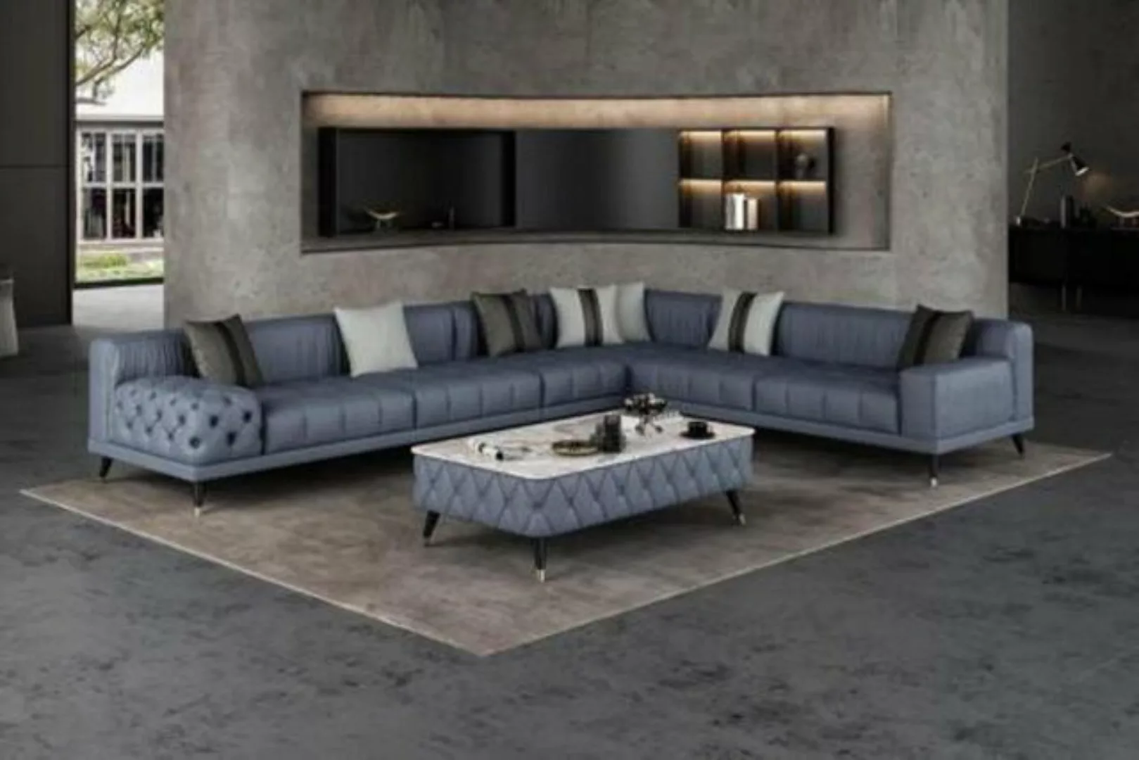 JVmoebel Ecksofa, Ecksofa Sofa L-Form Wohnzimmer Couch Polster Sofas Neu De günstig online kaufen